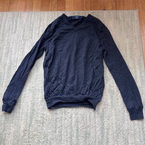 J. Crew Navy Merino Wool Sweater